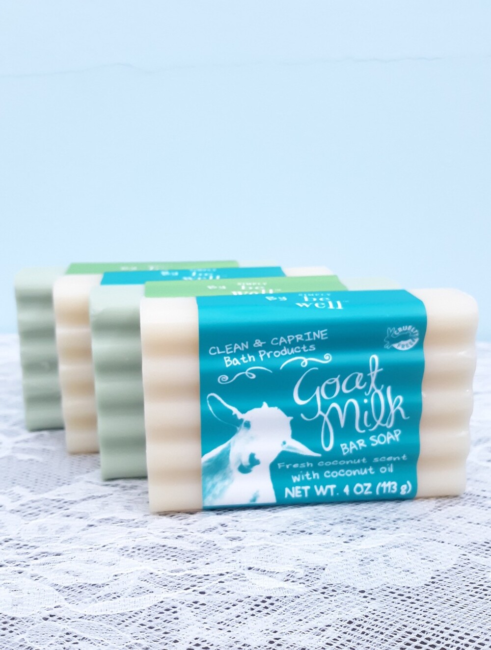 4 Coconut Jabara Fruit Goat Milk Bar Soap Clean Caprine Soaps Simply By Be Well